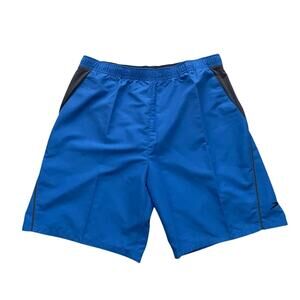 Newt Speedo Turbo Dri Mens 2XL Classic Blue Cutback Split Volley Swim Trucks